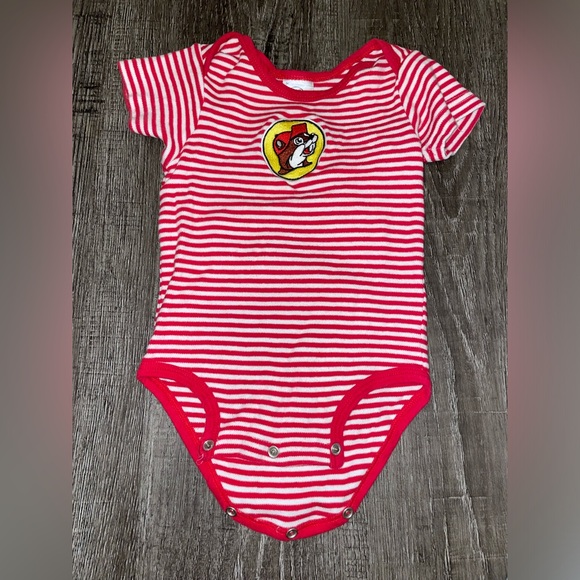 BUC-EE'S Other - Buc-ee’s Striped Red and White Kids One Piece